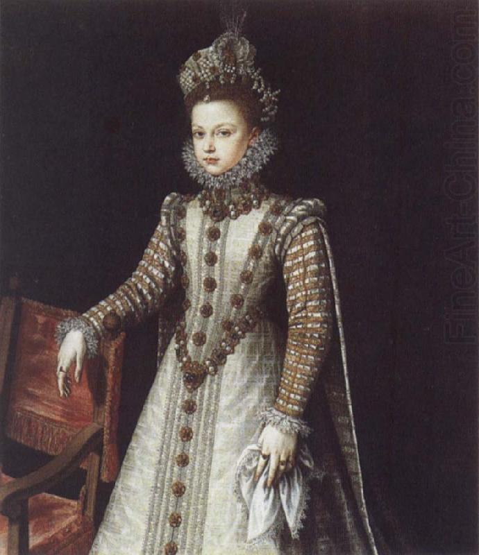 SANCHEZ COELLO, Alonso The Infanta Isabella Clara Eugenia china oil painting image